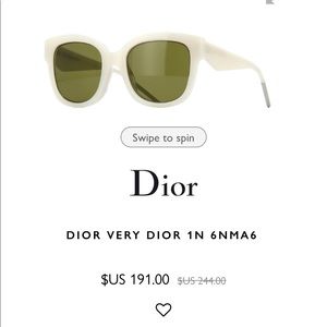 💯Authentic Christian Dior Very Dior Sunglasses